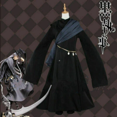$73.99 • Buy Black Butler Circus Sebastian Michaelis Undertaker Ciel Phantomhive Cosplay @