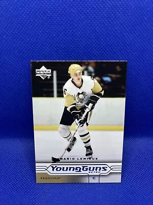 2004-05 UD Young Guns Retro Mario Lemieux Rookie Pittsburgh Penguins Recrue #189 • $218.57