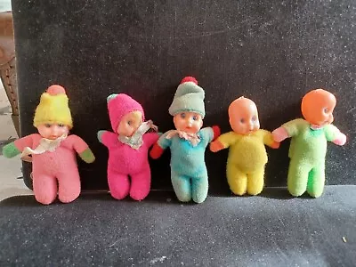 Vintage Baby Williams Matchbox Type Dolls X 5 In Different Colours All Blue Eyes • £15