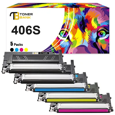 1-5 Toner Compatible For Samsung Colour Laser Express C410W C460FW C460W CLT406S • £11.40