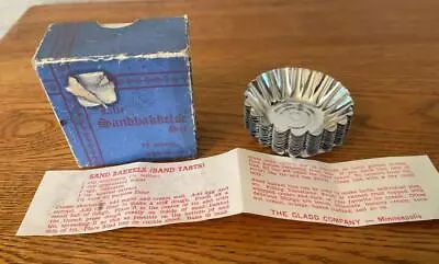 Vintage Sandbakkelse Set Box Recipe 15 Fluted Tart Tins • $9.95