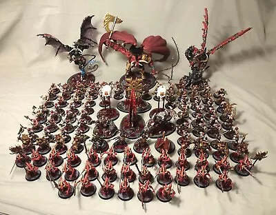 Khorne Army Pro Painted | Warhammer Age Of Sigmar / 40k Chaos | Blades Of Khorne • $2800