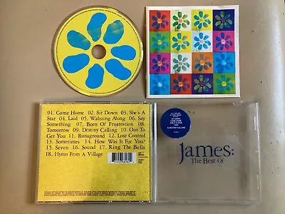 James - The Best Of (1998) Inc. Sit Down Come Home She's A Star Laid Sound • £1