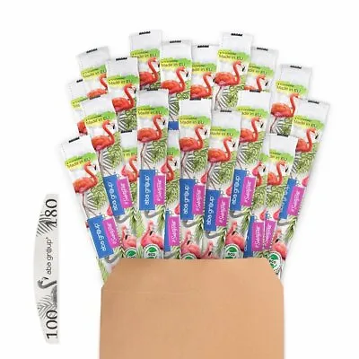 Aba Group Professional Nail Files HALFMOON SAFETY PACK 80/100 100/180 180/240 • £1.99