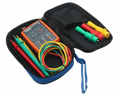 New SM852B 3 Phase Sequence Rotation Tester LED Indicator Detector Meter Checker • $15.99