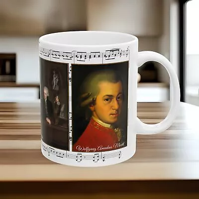 Mozart Mug Violin Piano Concertos Musical Masterpieces Requiem Print 11 Oz Cup • $14.99