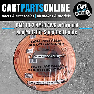 HOT BUY!! CME - 250 Ft. (+/-) 10/2 Solid NM-B AWG W/Ground Romex Wire Cable 10-2 • $238.97