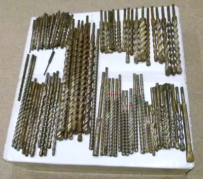 £100 • Buy 105 SDS Masonry Drill Bits, Hilti, Bosch Etc. 100mm - 400mm Long, 5mm - 28mm Dia