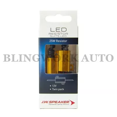 (PAIR) JW Speaker 25W 21W Load Resistor CANbus LED Control Unit ERROR Canceler • $19.99