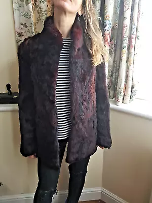 Vintage Genuine Mink Fur Coat 10-12 Med • £15