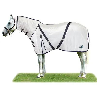 £39.99 • Buy Masta Zing Fly Rug White Mesh Combo Attached Neck Pony/horse Fly Rug/sheet