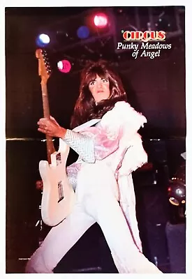 ANGEL PUNK MEADOWS~1978 Centerfold Poster~Vintage Circus Rock Magazine Pinup • $18.99