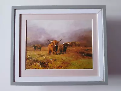 David Shepherd Print 'Highland Cattle'  FRAMED • £24.95