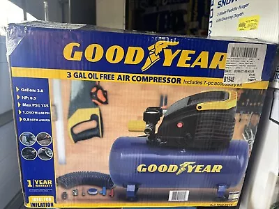 Goodyear TAW-0512 135 PSI 3.0 Gallon Pancake Air Compressor • $30