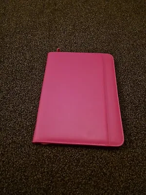 Conference Folder - Pink File Folio With Zip - Business Folder  • £17.99