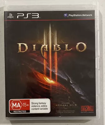 DIABLO III Sony Playstation 3 Complete PAL Game Very Good Condition • $18.95