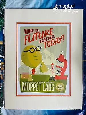 WDI MOG The Muppets Lab Beaker & Bunsen Honeydew 14 X 18” Deluxe Print • $89.95