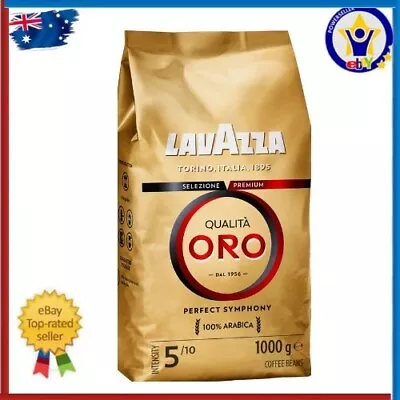 Lavazza Qualità Oro 100% Arabica Medium Roast Coffee Beans Pack Of 1kg NEW AU • $31.70