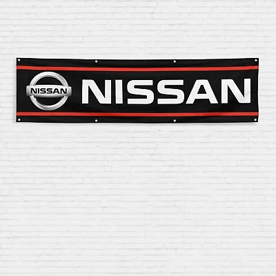 For Nissan Car Enthusiast 2x8 Ft Flag JDM GTR Nismo Datsun Racing Show Banner • $17.99