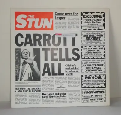 £7.95 • Buy JASPER CARROTT “The STUN - Carrott Tells All''  12” Vinyl LP Album