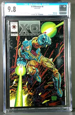 X-O Manowar #0 CGC 9.8  Origin Of Ark Solar Cameo Chromium Wrap Around 1993 • $39.95