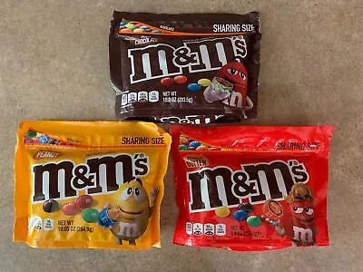 M&m's Chocolate Plain Peanut & Peanut Butter Combo Sharing Size - 9.0-10.05 Oz • $24.79