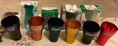 Assort Mcdonalds Coke Cup Glass Set Of 6 Plus Glasses 10 In All • $80