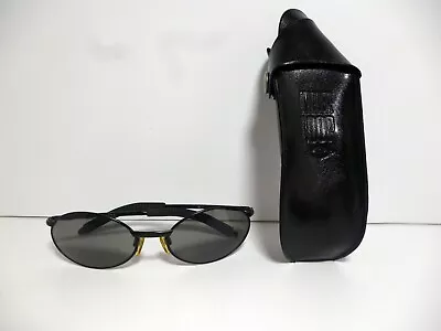 B&L Killer Loop Black Metal Sporty Fast Cool Sunglasses Italy Authentic 2984 • $62