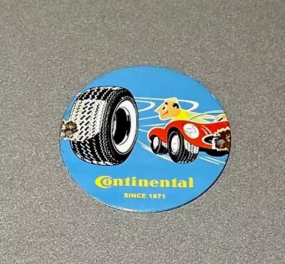 Vintage Continental Tires Porcelain Sign Car Gas Auto Oil • $49.99