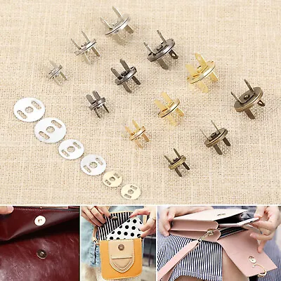 10Set 10mm 4 Color Thin Magnetic Snap Fasteners Clasps Buttons For Handbag Craft • $4.69