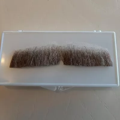 Medium To Light Brown 100% Human Hair Mustache FREE Shipping • $12.99