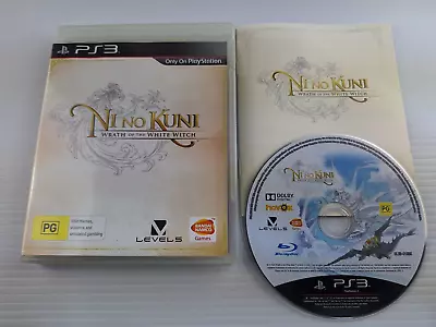 Ni No Kuni Wrath Of The White Witch Sony PS3 Game Complete With Manual VG • $9.95