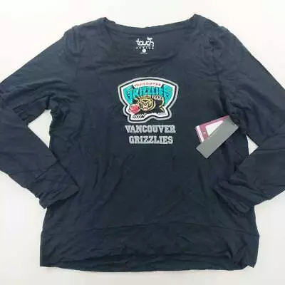 Vancouver Grizzlies Touch By Alyssa Milano Active Womens T-Shirt Black Size XL  • $12.99