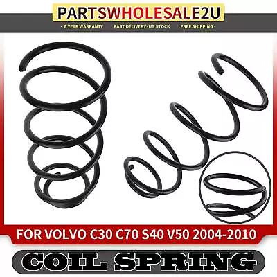 2x Front Coil Springs W/ Standard Suspension For Volvo S40 04-10 V50 05-10 2.4L • $38.99