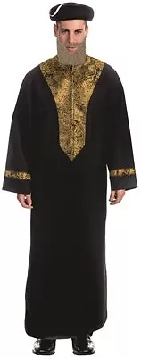 Dress Up America Sephardic Chacham Rabbis Costume For Adults - Rabbi Costume... • $44.95