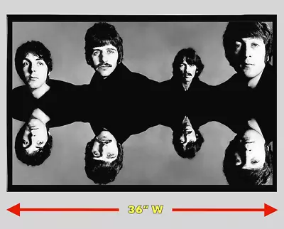 BEATLES • Super Wide ‘Reflection’ Banner 24x36” Reproduction Poster  Avedon 1967 • $88