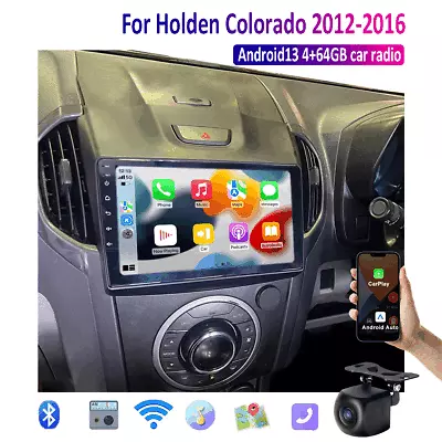 9'' Apple Carplay Android Auto Head Unit For Holden Colorado 2012- 16 Car Radio • $249.99