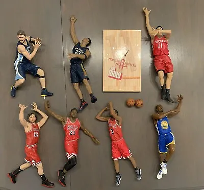 McFarlane 7 Figure Lot - Wade Durant Butler Anthony Davis Gasol Yao (Loose) • $59.99