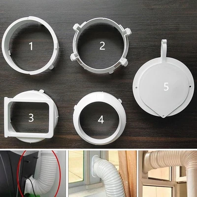 $26.02 • Buy Portable Air Conditioner Casement-Exhaust Duct Pipe Hose Interface Connector