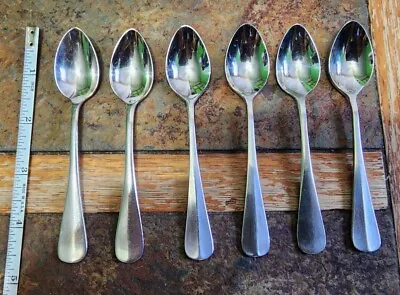 Lot Of 6 Klm Royal Dutch Airlines G Sola Z Stainless Demitasse Coffee ☕️ Spoons  • $47.99