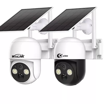 4MP 2K Wireless Solar Camera WiFi Camera Security Camera System Rechargeable • $44.99