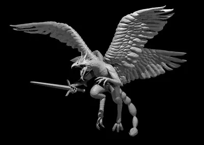 Pazuzu Demon Lord Of Air Monster Manual 28mm Scale DND D&D Tabletop Mini • $17.13
