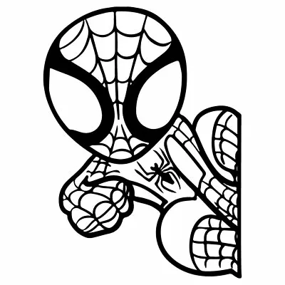 5.5  SPIDERMAN Vinyl Decal Sticker Car Window Laptop Marvel Comics Spider Man • £3.89