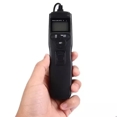 For Canon 5D Mark II 7D Digital LCD Timer Shutter Release Remote Control Cable • £13.49