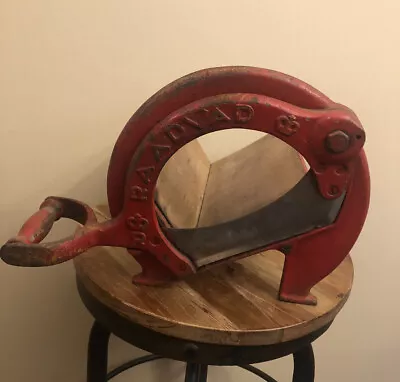 Vintage Red Raadvad Bread Slicer From Denmark • $129.99