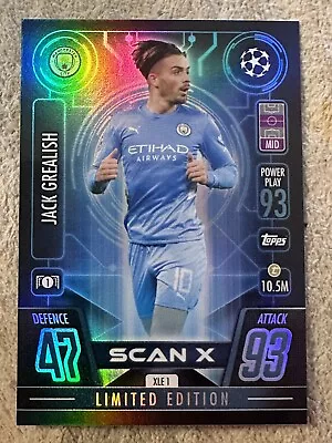 2021-22 Topps Match Attax Extra Jack Grealish Scan X Limited Edition #XLE1 • $5.95