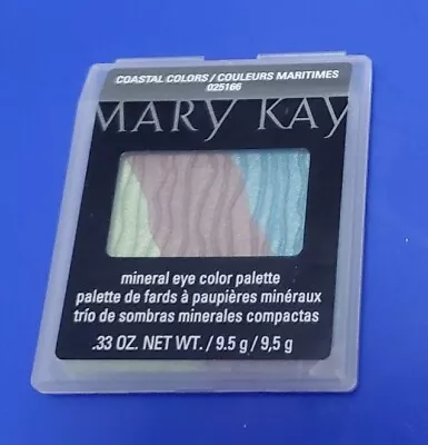 Mary Kay MINERAL EYE Color Palette COASTAL COLORS Blue Green & Brown Shades NEW • $10.60