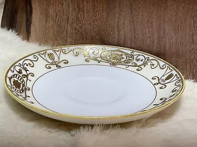 Magnificent Antique Hand Painted 22K Gold Noritake Bread& Butter Plate/Tea Tile • $18