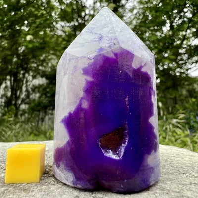 £14.40 • Buy Agate Core Point (Chunky) - Authentic Spiritual Healing Crystal Mineral Stone