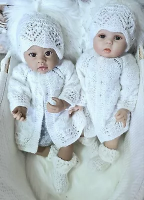 Hand Knitted Baby Sets/Reborn Doll  • $85